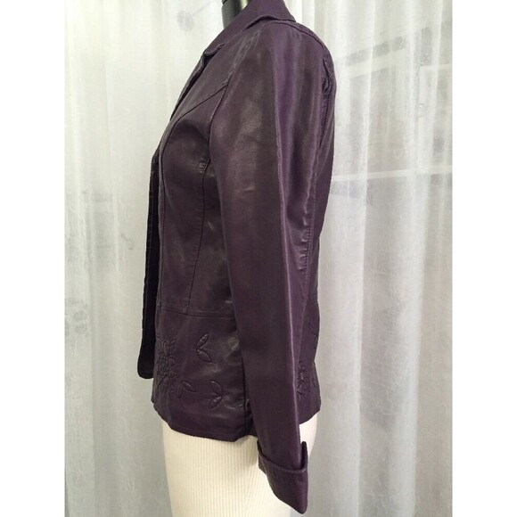 Chico's Women's Jacket Antonia Laredo Purple Jacket Chico's Size 0 / 4 NWT - Picture 7 of 12